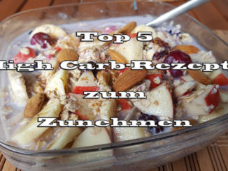 Top 5 High Carb Rezepte zum Zunehmen auf Kochen-verstehen.de