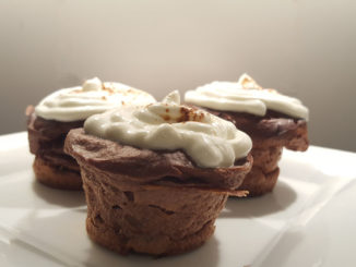 Schoko-Muffins mit Magerquarktopping auf Kochen-verstehen.de