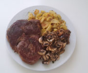 Steak mit Kartoffeln und Pilzen (Rezept mit Bild) auf Kochen-verstehen.de